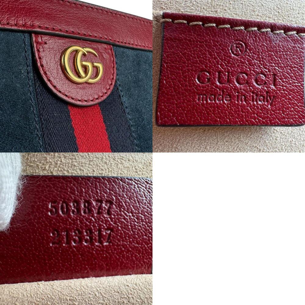 GUCCI Authentic Blue Leather Shoulder Bag - Picture 5 of 5